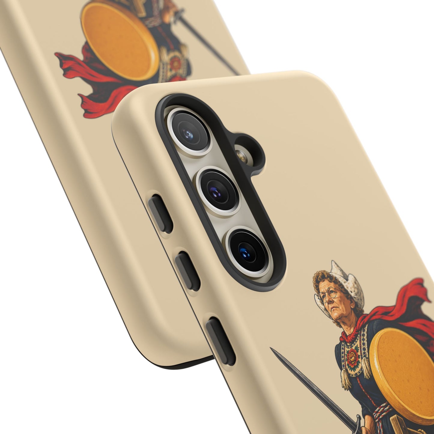 The Goudassey Phone Case — Viking Cheese Shield Design