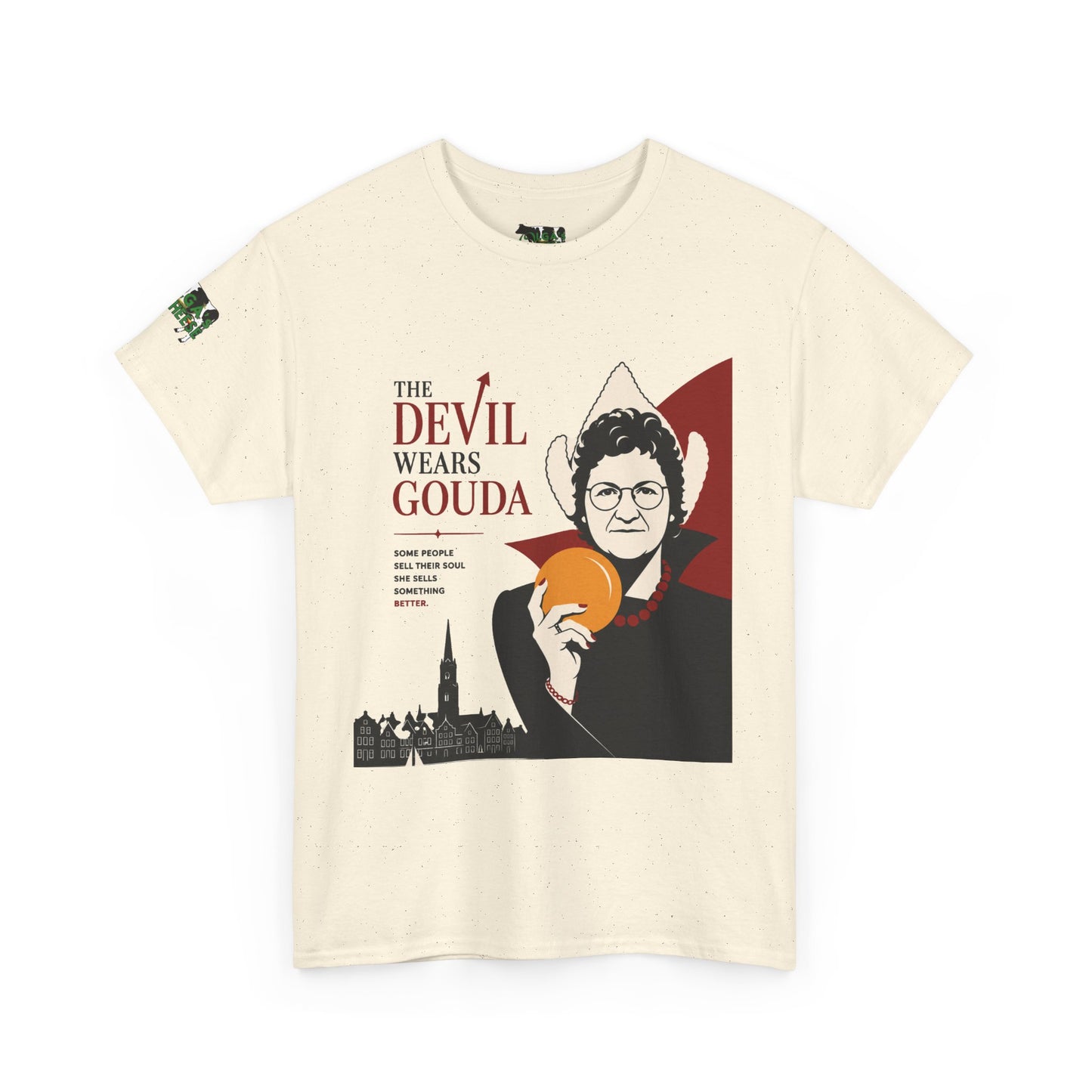 The Devil Wears Gouda T-Shirt – Funny Cheese Parody Tee