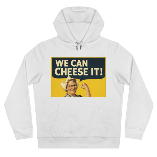 We Can Cheese It! Hoodie - Retro Rosie Riveter Cheese Lover Sweatshirt
