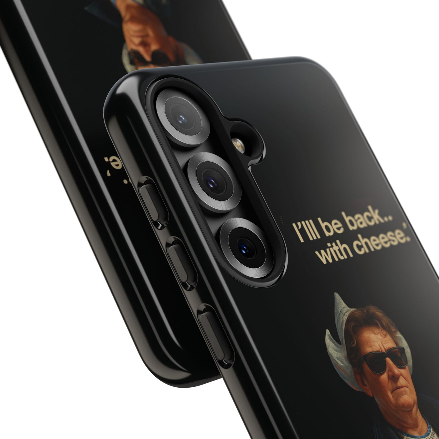 The Cheesenator Phone Case – “I’ll Be Back…With Cheese” Tough Protective Cover
