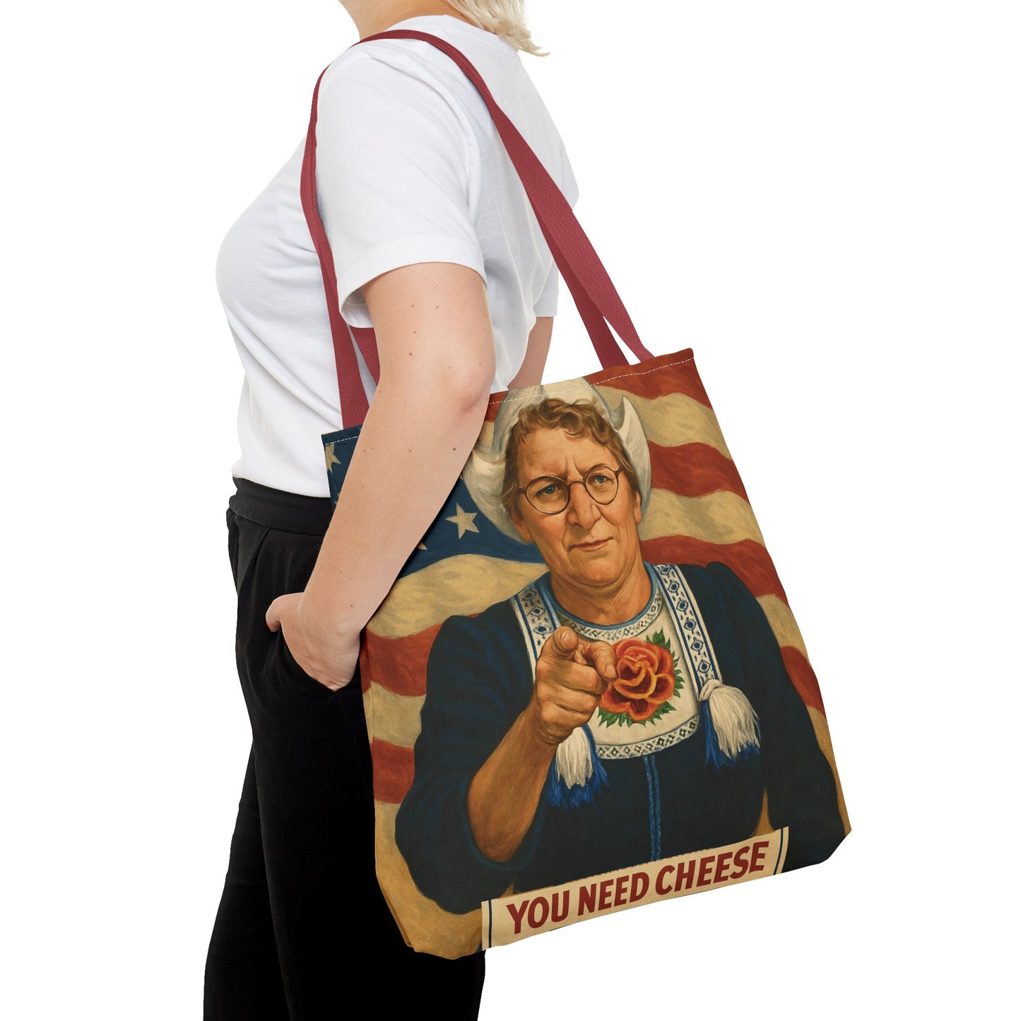 Cheese Lover Tote Bag - Authentic Olga's Merch
