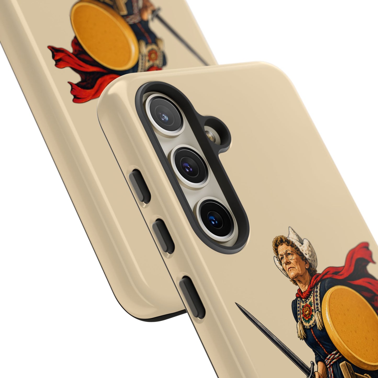 The Goudassey Phone Case — Viking Cheese Shield Design