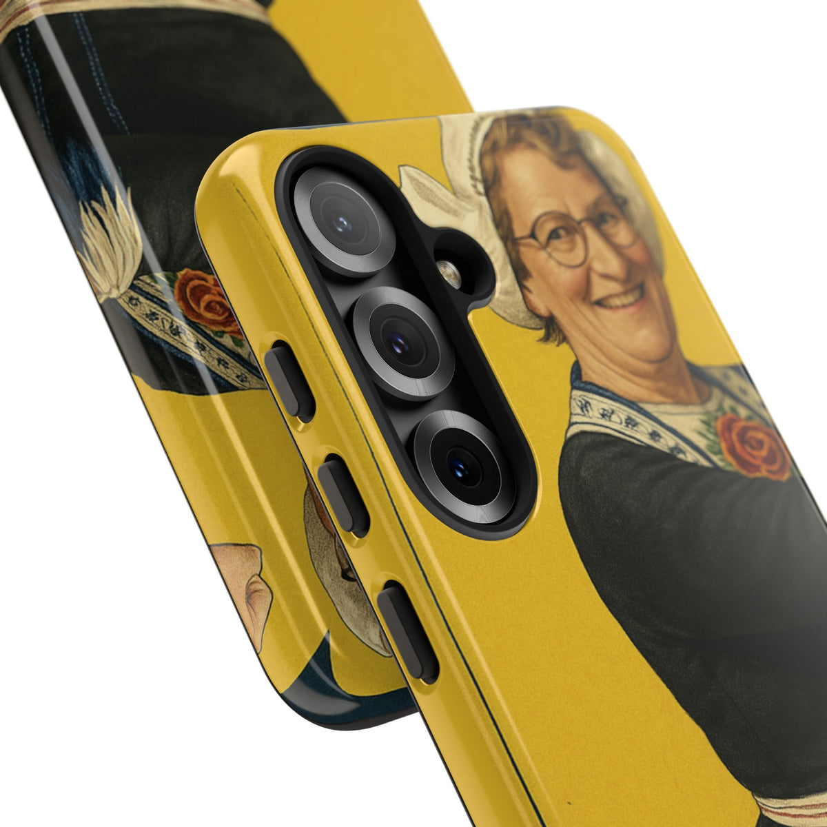 Vintage Nurse Portrait Phone Case – Retro Cheerful Medical Art Tough Case