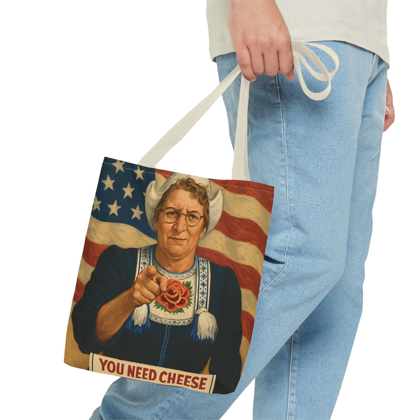 Cheese Lover Tote Bag - Authentic Olga's Merch