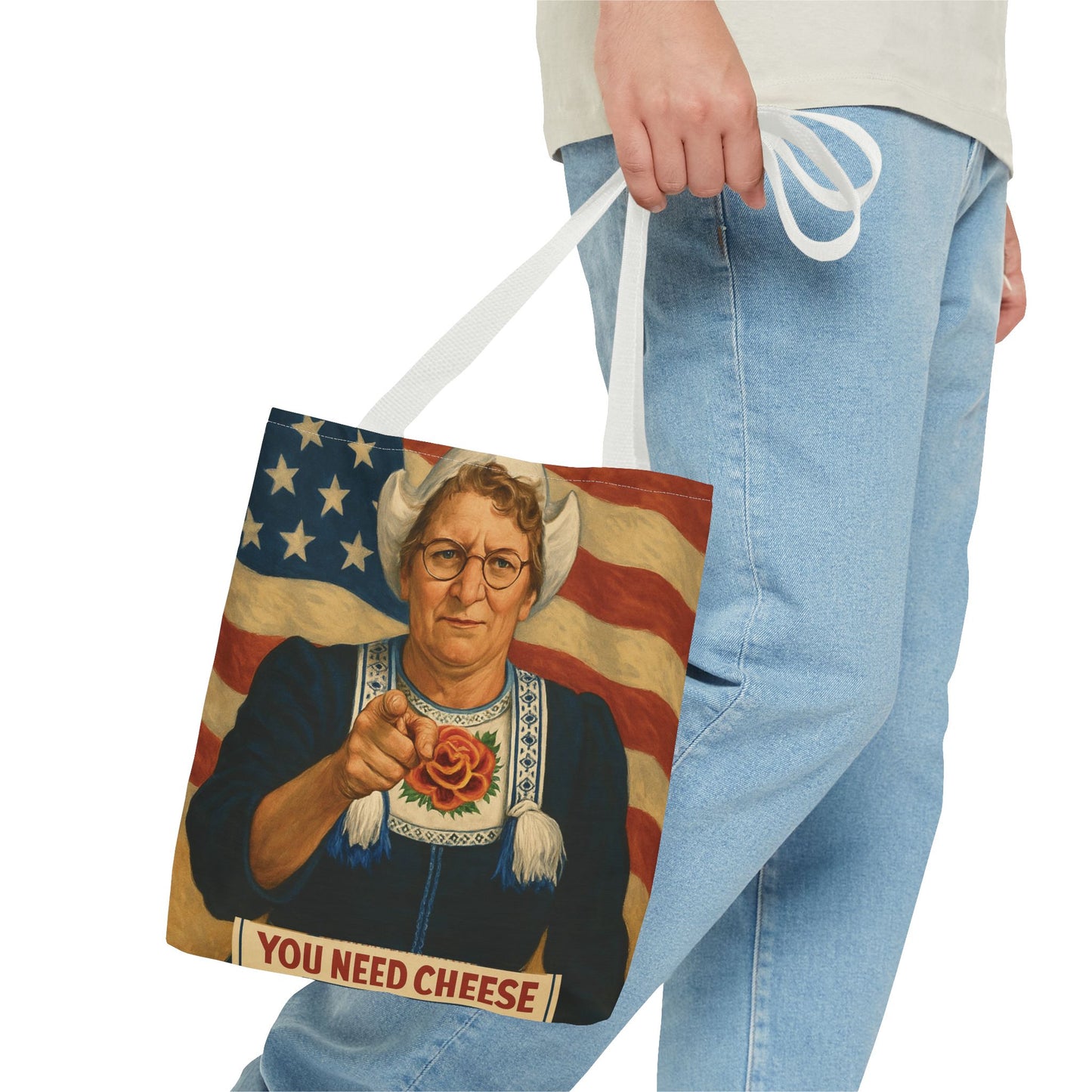 Cheese Lover Tote Bag - Authentic Olga's Merch