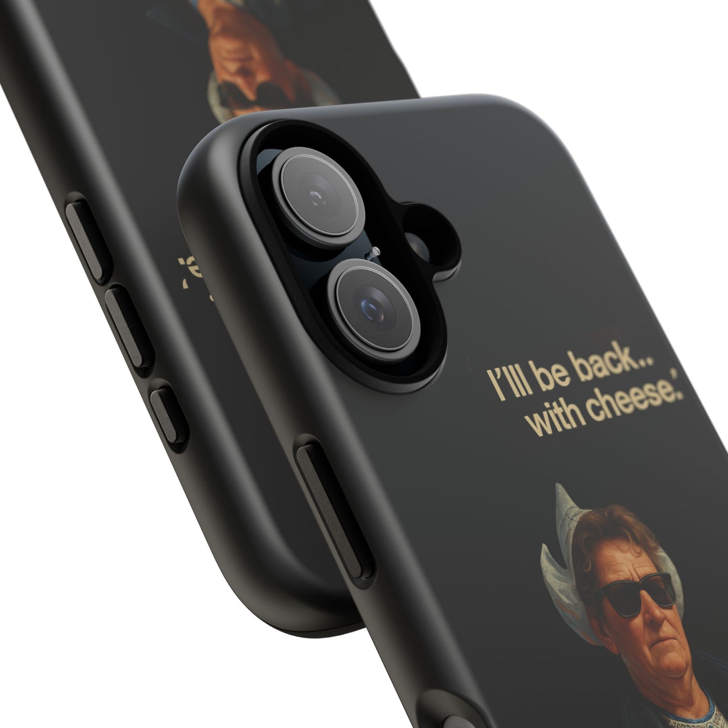 The Cheesenator Phone Case – “I’ll Be Back…With Cheese” Tough Protective Cover