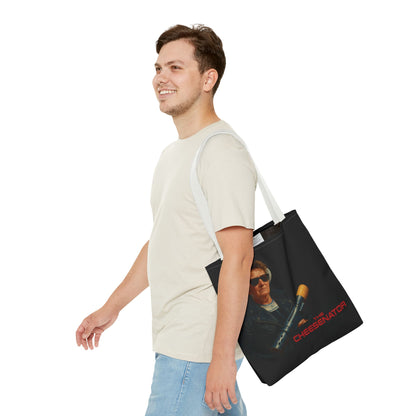 Cheesenator Graphic Tote Bag — Retro Cool Novelty Carryall