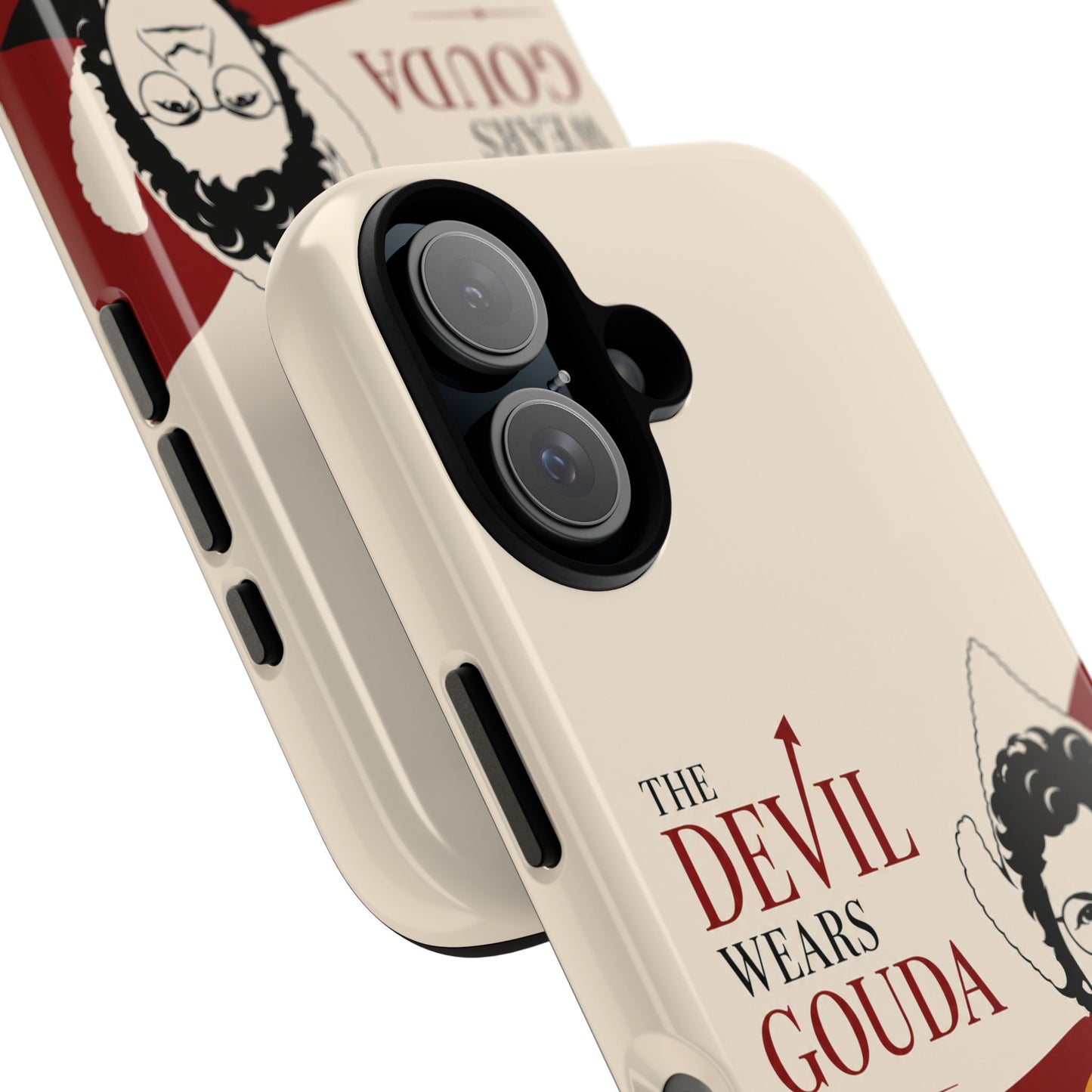 Phone Case — “The Devil Wears Gouda” Vintage Cheese Lover Protective Case