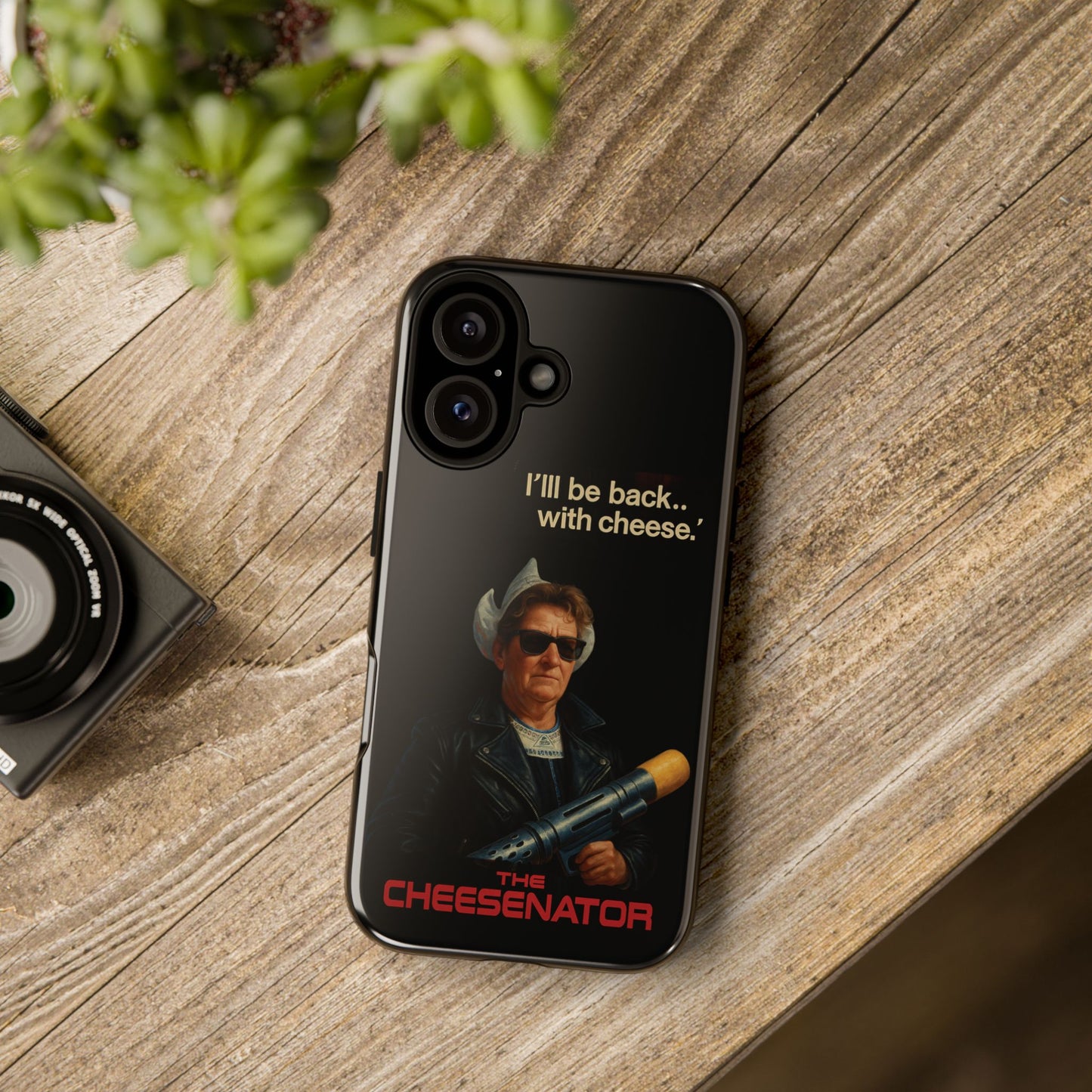 The Cheesenator Phone Case – “I’ll Be Back…With Cheese” Tough Protective Cover