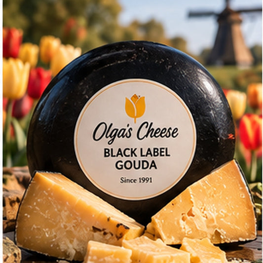 Olga's Cheese Black Label Gouda hero photo